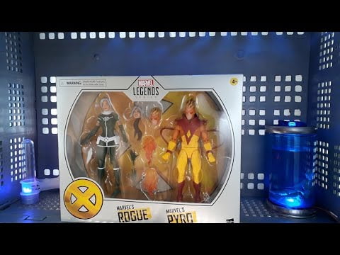 Rogue (Vampira) e Pyro – Pack Marvel Legends Hasbro – Review DUPLO PT-Br