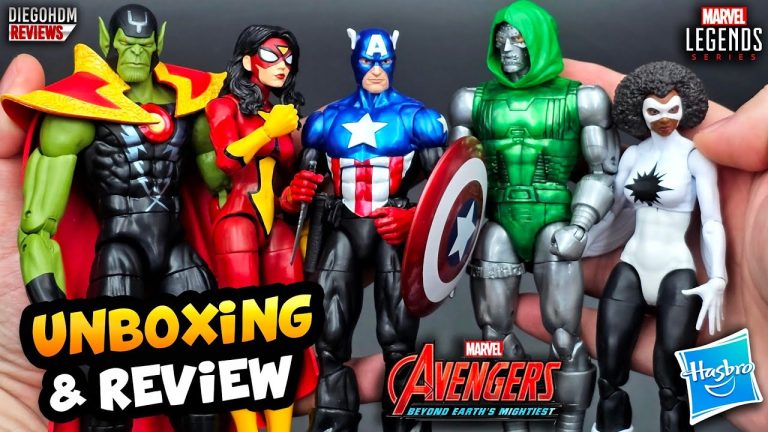 Marvel Legends AVENGERS 60th Unboxing e Review BR #hasbro