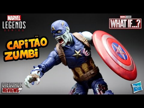 Marvel Legends CAPITÃO AMERICA ZUMBI What If…? Review BR / DiegoHDM