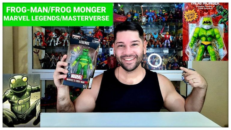 MARVEL LEGENDS FROG-MAN (HOMEN-SAPO) ACTION FIGURE REVIEW! FROG MONGER MASTERVERSE!