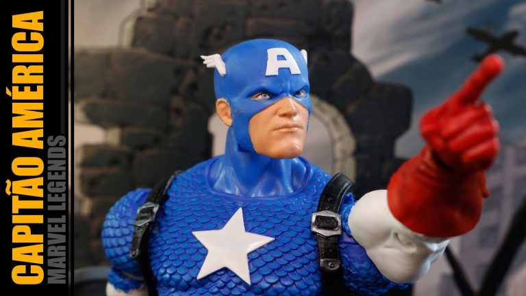 Capitão América 20 Anos – Marvel Legends / Captain America 20th Series 1 –  Hasbro – Review PT-Br