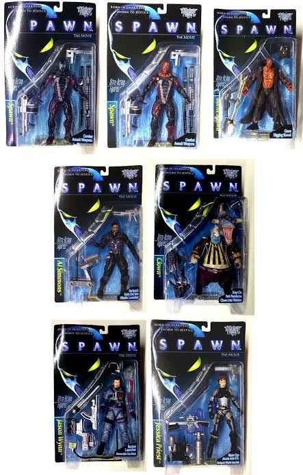 Procuro figures da linha mcfarlane do filme do spawn de 1997 
 Já tenho alguns e…