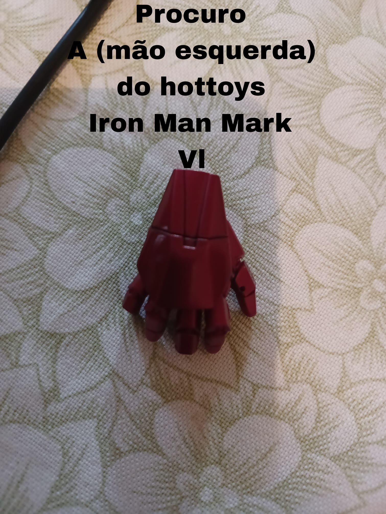 Procuro mão hottoys articulada iron man vl