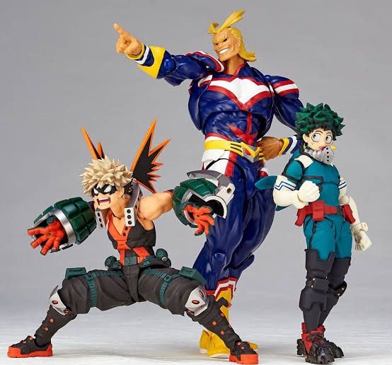 Fala pessoal, alguém tem um Bakugo/Midoriya da Revoltech (Amazing Yamaguchi) par…