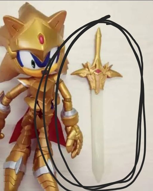 Procuro Espada do Excalibur Sonic!