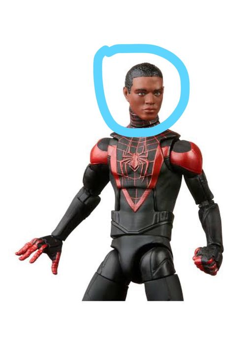 PROCURO URGENTE!
 Estou procurando a head extra da figura do Miles Morales do ga…