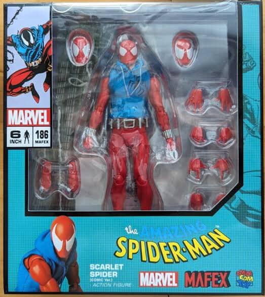 Procuro 
 Spider-Man scarlet mafex 
 Ou o novo Scarlet marvel legends