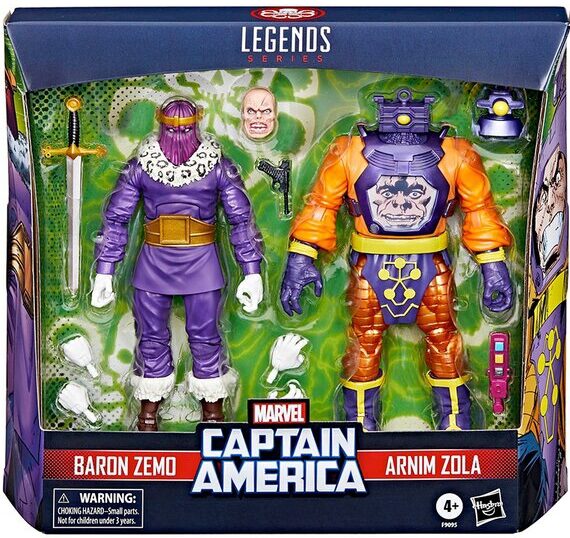 Lendas exclusivas da Marvel da Amazon, Arnim Zola e Barão Zemo, prontas para encomenda!  – Notícias sobre brinquedos da Marvel