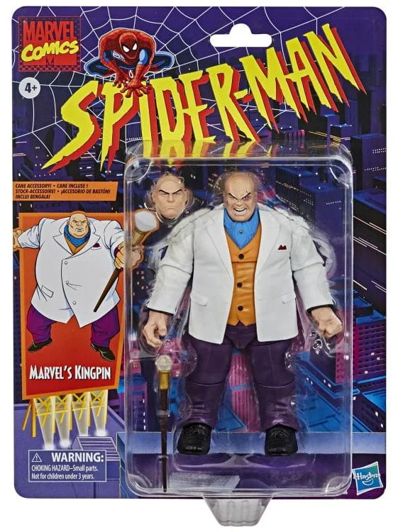 Figura da série Marvel Legends Kingpin Retro Spider-Man reeditada para pedido!  – Notícias sobre brinquedos da Marvel