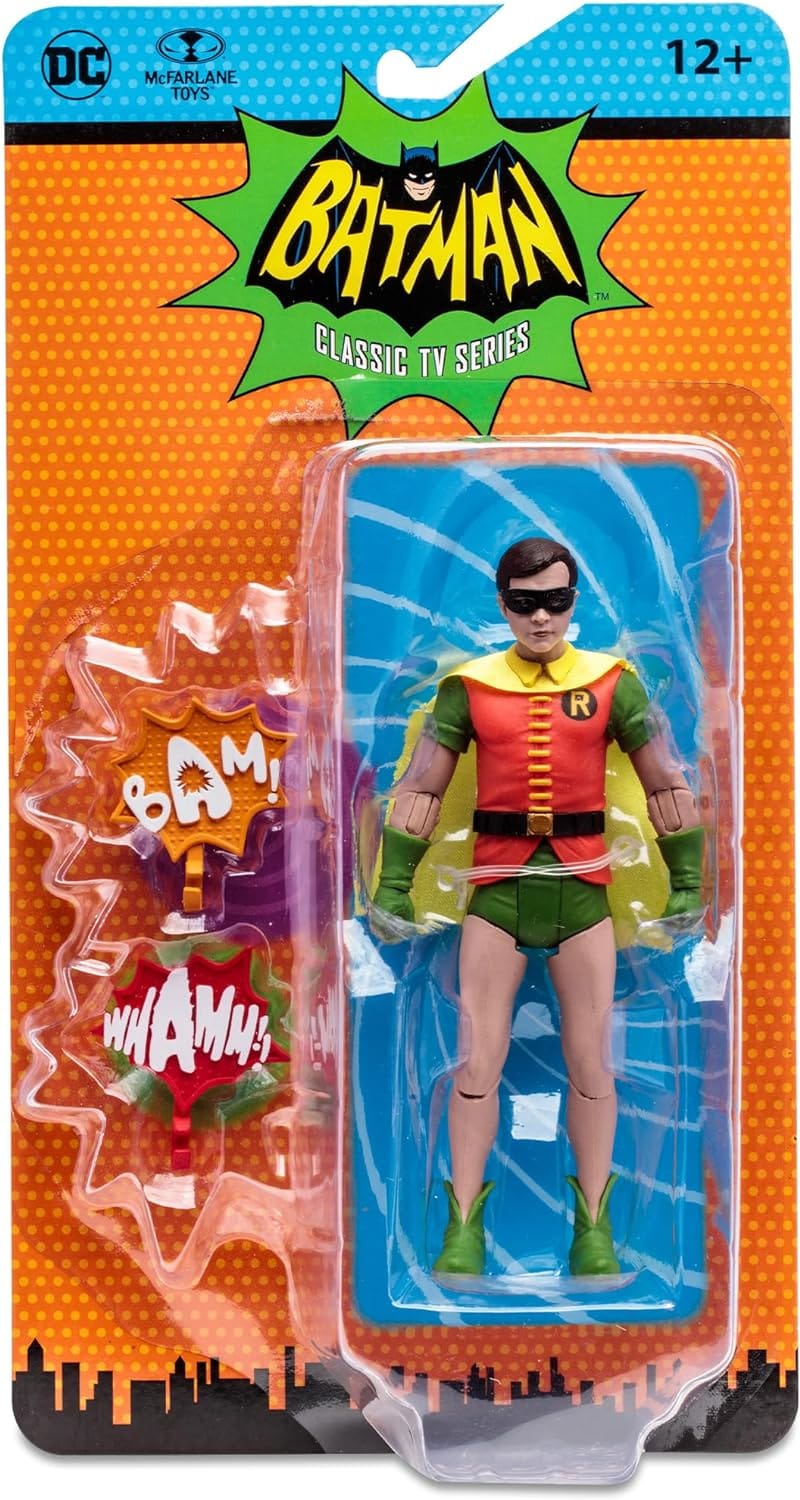 Alguém tem ou sabe onde encontrar o McFarlane Toys DC Retro Robin (Batman 66′)?