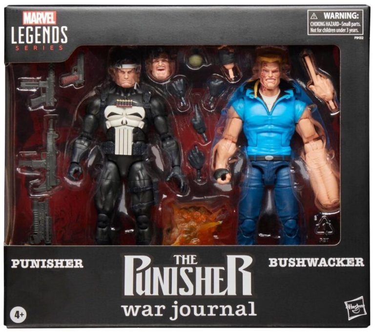 Marvel Legends Punisher War Journal e Bushwacker 2-Pack disponíveis para encomenda! – Marvel Toy News